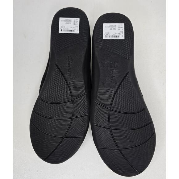 Clarks Black Cloud Steppers Sillian Paz Slip on Comfort Shoe Loafer 10 NEW - Picture 8 of 10
